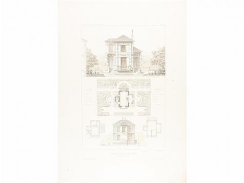 1881-1880 ca. GRABADO. (ARQUITECTURA). BOUSSARD, J.:. PETITE