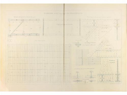 1863. LIBRO. (ARQUITECTURA). JOLLY, CÉSAR ET JOLY FILS:. ETU