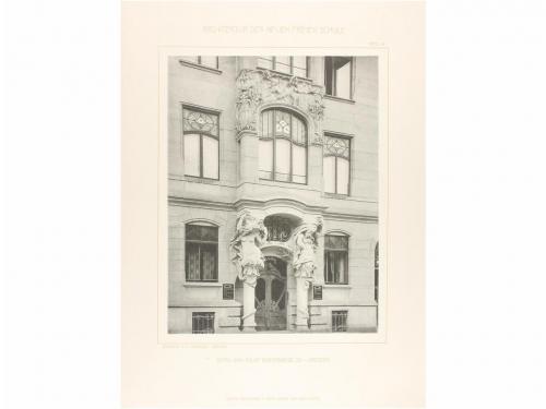 1900 ca. GRABADO. (ARQUITECTURA). REHME, WILHELM:. DIE ARCHI