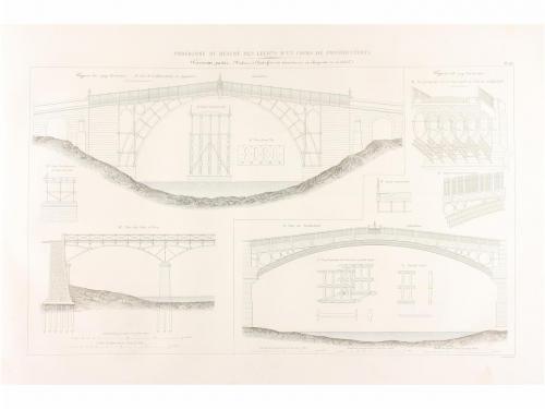 1839-1841. GRABADO. (ARQUITECTURA-INGENIERÍA). SGANZIN, M.-J