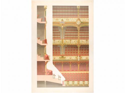 1880 ca. GRABADO. (ARQUITECTURA). DALY, CÉSAR; DAVIOUD, GABR