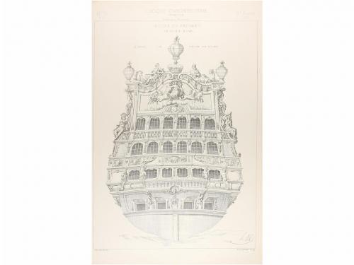 1866-1887. REVISTA. (ARQUITECTURA). INTIME CLUB. CROQUIS D'A