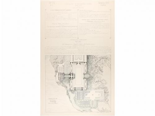 1866-1887. REVISTA. (ARQUITECTURA). INTIME CLUB. CROQUIS D'A