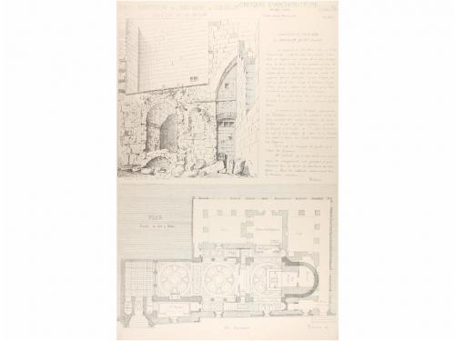 1866-1887. REVISTA. (ARQUITECTURA). INTIME CLUB. CROQUIS D'A