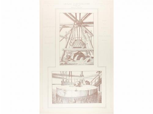 1866-1887. REVISTA. (ARQUITECTURA). INTIME CLUB. CROQUIS D'A