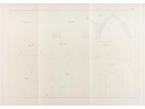 1865. LIBRO. (ARQUITECTURA). DEJARDIN. ROUTINE DE L'ÉTABLISS