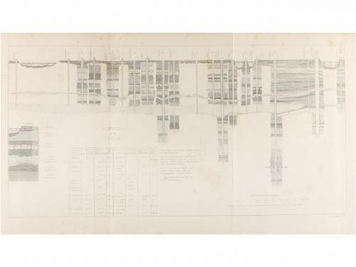 1860-1861. GRABADO. (INGENIERÍA-GEOLOGÍA). DEGOUSÉE; LAURENT