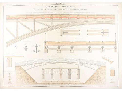 1863. LIBRO. (ARQUITECTURA). ZORÈS, FERDINAND:. ALBUM. Deuxi