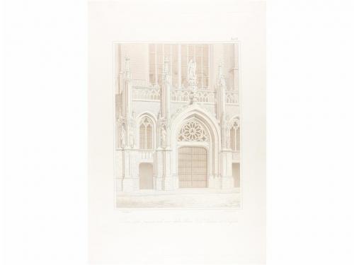 1860 ca. GRABADO. (ARQUITECTURA). CADORIN, LUDOVICO:. STUDII