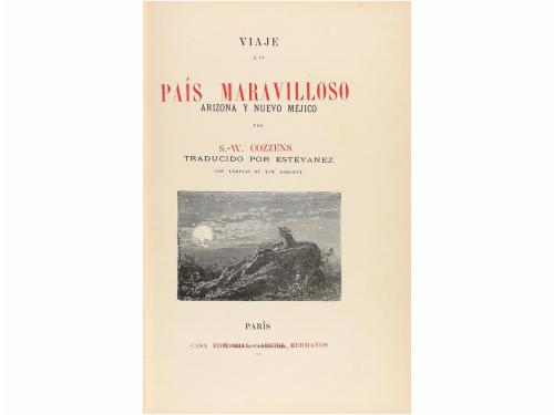 1844 ca. LIBRO. (VIAJES). COZZENS, S.-W.:. VIAJE Á UN PAÍS M