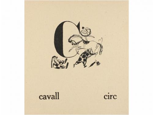 1920. LIBRO. (TIPOGRAFÍA-INFANTIL). NOGUES, XAVIER:. ABECEDA