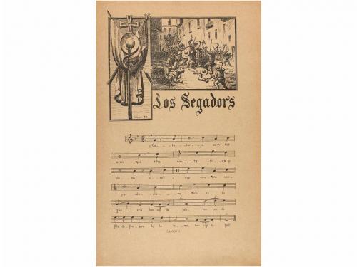 1900 Ca. LIBRO. (MÚSICA CATALANA). CANÇONS POPULARS CATALANA