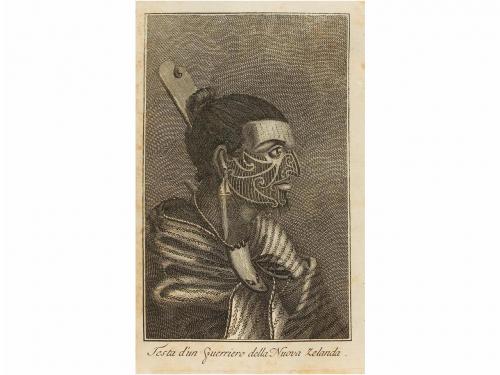 1782-1785. LIBRO. (VIAJES). HARPE, JEAN-FRANÇOIS:. COMPENDIO