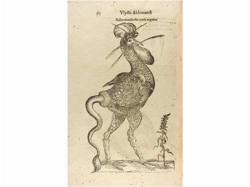 1639-1645. LIBRO. (HISTORIA NATURAL). ALDROVANDI, ULISSIS:.