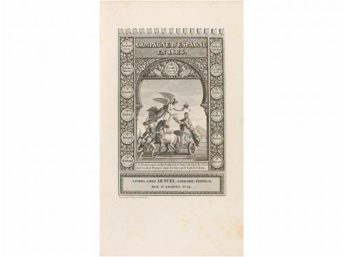 1824. LIBRO. (GUERRA DEL FRANCÉS). HUGO, ABEL:. HISTOIRE DE