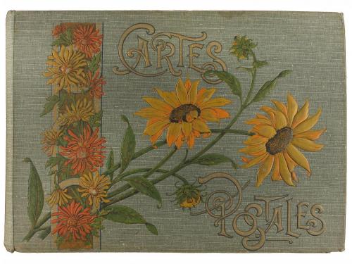 1920-1950 ca. ALBUM. (POSTALES). 2 ÁLBUMES DE CARTAS POSTALE