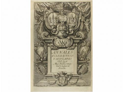 1677. LIBRO. (RELIGIÓN). ORTIZ DE ZÚÑIGA, DIEGO:. ANNALES EC