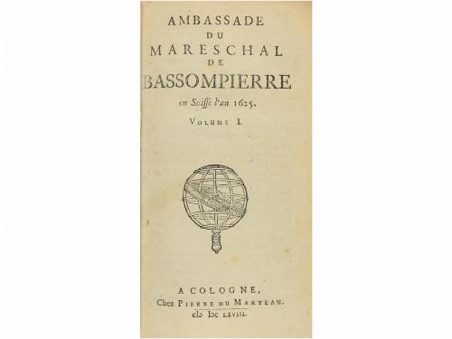 1668. LIBRO. (LITERATURA). AMBASSADE DU MARESCHAL DE BASSOMP