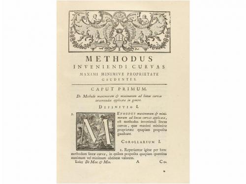 1744. LIBRO. (CIENCIAS-MATEMÁTICAS). EULER, LEONHARDO:. METH