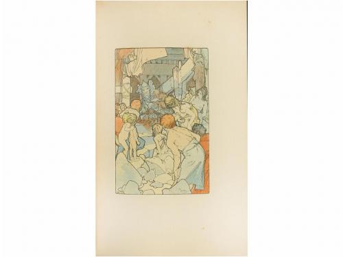 1900. LIBRO. (BIBLIOFILIA-BRUGALLA). FRANCE, ANATOLE; MUCHA: