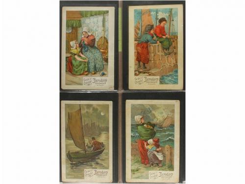 1900 ca. POSTALES. (COLECCIONISMO). CONJUNTO DE 243 CROMOS Y