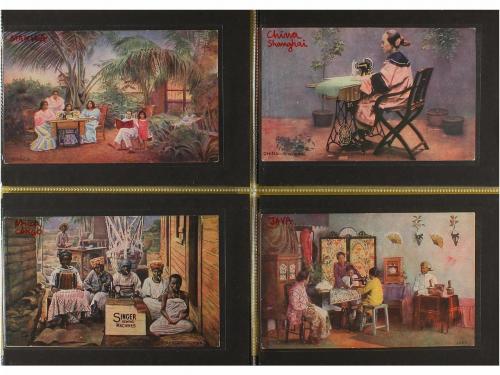 1890-1930 ca. POSTALES. (COLECCIONISMO). CONJUNTO DE 141 POS