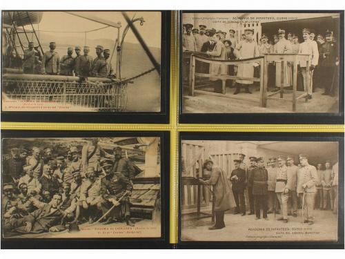 1909-1920 ca. POSTALES. (COLECCIONISMO-MILITARIA). CONJUNTO