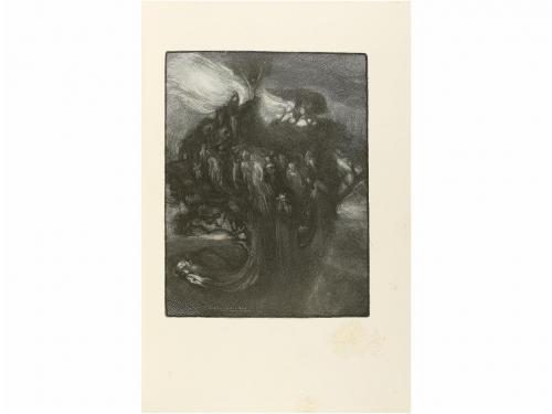 1902. LIBRO. (BIBLIOFILIA). HUGO, VICTOR:. CINQ POEMES: BOOZ