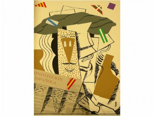 1981. LIBRO. (ALTA BIBLIOFILIA). CONSTITUCIÓN ESPAÑOLA DE 19