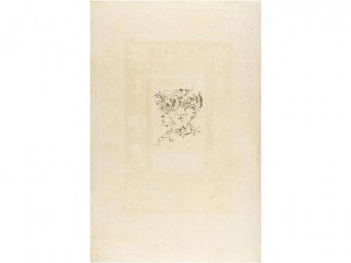 1894. LIBRO. (BIBLIOFILIA). MONNIER, ANTOINE:. FABLES ET POÈ