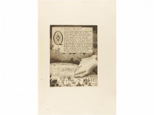 1894. LIBRO. (BIBLIOFILIA). MONNIER, ANTOINE:. FABLES ET POÈ