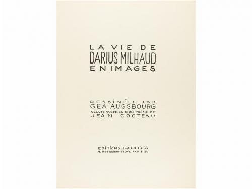 1940 ca. LIBRO. (BIBLIOFILIA). AUGSBOURG, GEA y COCTEAU, JEA