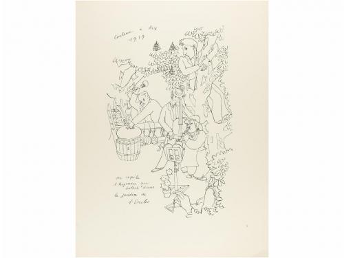 1940 ca. LIBRO. (BIBLIOFILIA). AUGSBOURG, GEA y COCTEAU, JEA