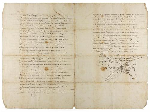 1643. MANUSCRITO. (BULA). BULA SOBRE PAPEL DEL PAPA URBANO V