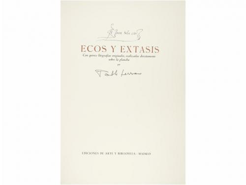 1974. LIBRO. (BIBLIOFILIA). DE LA CRUZ, JUAN DE LA; SERRANO,