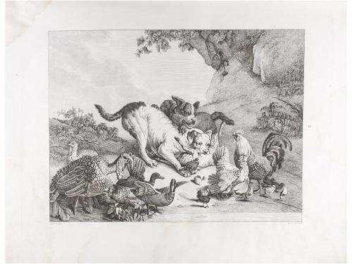 1816. LIBRO. (ARTE). HUET, JEAN BAPTISTE:. OEUVRES DE ... Pa