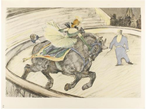 1952. LIBRO. (ARTE). TOULOUSE-LAUTREC:. AU CIRQUE. TRENTE-NE