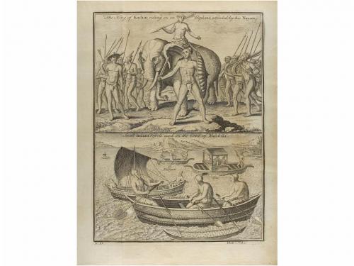 1745. LIBRO. (VIAJES). NEW GENERAL COLLECTION OF VOYAGES AN