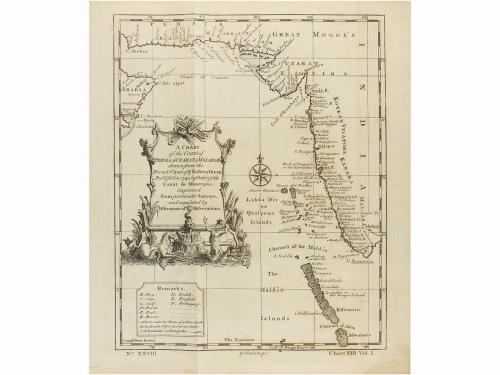 1745. LIBRO. (VIAJES). NEW GENERAL COLLECTION OF VOYAGES AN