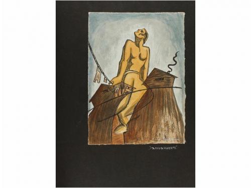 1940. MANUSCRITO. (MANUSCRITO-GUERRA CIVIL). RUMBO A MEXICO.