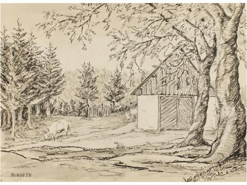 1936, 1947-1948. ORIGINAL ARTÍSTICO. ALCOBE NOGUES, MARIA TE