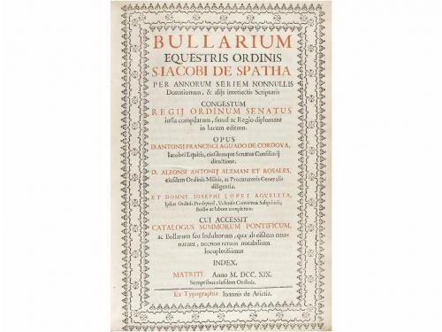 1719. LIBRO. (MILITARIA). AGUADO DE CORDOVA, ANTONII FRANCIS