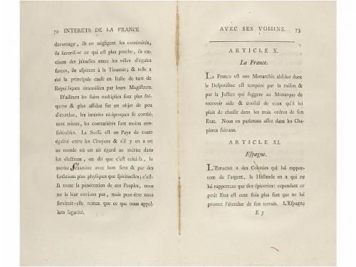 1764. LIBRO. (FRANCIA-GOBIERNO). ARGENSON, MARQUIS D':. CONS