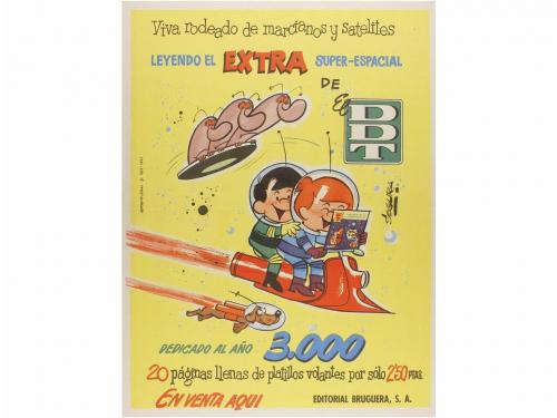 1951. COLECCIONISMO. (TEBEO). EL DDT (Bruguera). 3 carteles