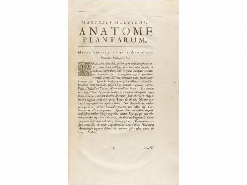 1686. LIBRO. (CIENCIAS). MALPIGHII, MARCELLI:. OPERUM [ANATO