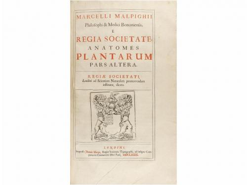 1686. LIBRO. (CIENCIAS). MALPIGHII, MARCELLI:. OPERUM [ANATO