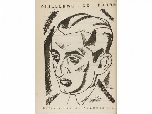 1923. LIBRO. (POESÍA). TORRE, GUILLERMO DE:. HÉLICES. POEMAS