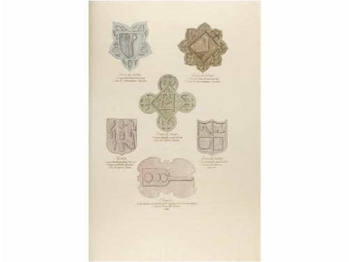 1929. MANUSCRITO. (HERÁLDICA-CATEDRAL BARCELONA). DOMÈNECH Y