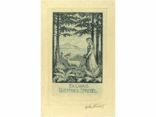 1890-1970 ca. COLECCIONISMO. (BIBLIOFLIA). CONJUNTO DE 62 EX