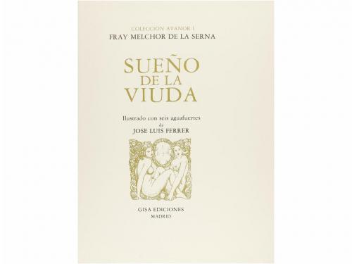 1976. LIBRO. (BIBLIOFILIA). SERNA, FRAY MELCHOR DE LA:. SUEÑ